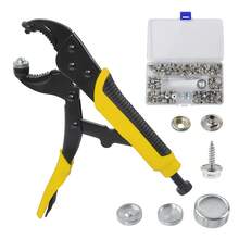 Heavy Duty Snap Fasteners Pliers Press Studs Kit Button Tool DIY - A - View 3
