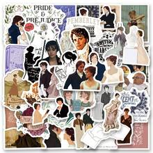 62张《傲慢与偏见》贴纸套装 | 精美图案贴纸，高品质贴纸，可用于水瓶、装饰纸、日记本、笔记本电脑、保险杠、滑板、剪贴簿、行李箱、冰箱、计划本、键盘、汽车贴纸 - 抽像人物貼紙 - 查看 2