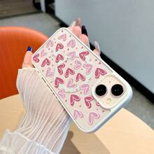 Un símbolo de amor en forma de corazón perfecto para el Día de San Valentín y para parejas.Esta funda protectora, que es magnética y diseñada para sentirse bien en la mano, es a prueba de caídas y resistente a los arañazos, lo que la hace ideal para varios modelos de , incluyendo el 17 Pro Max. - Blanco - Ver 7