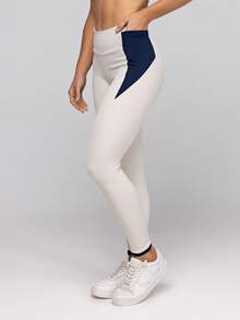 LOT FITNESS Women's Polyamide Fitness Leggings With Pockets, Frame Style - Cát - Xem 5