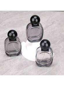 1pc 30ml Glass Perfume Spray Bottle, Large Capacity Travel Cosmetic Refillable Bottle, Luxury Pressurized Spray Bottle For Perfume, Toner, Sanitizer - A - View 3