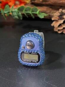 Customized Rhinestone Electronic Ring Counter, Elastic Finger Ring Portable Counter, Convenient Electronic Rosary Beads, Decorative And Practical Tool For Praying Count, Customer Flow Count, Sports Count, Fishing-Golf Count, Holiday Gifts - Multicolor - View 3
