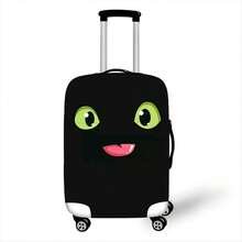 Copri ruote elastici per bagagli, copri bagagli portatili, copri polvere per bagagli, adatti per bagagli da 18-32 pollici, accessori da viaggio per vacanze e stagione di ritorno a scuola - Multicolore - Visualizzare 4