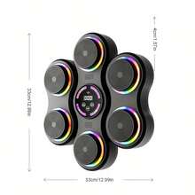 SPZTJK 2026 Adult Music Boxing Machine, Wall-Mounted Smart Bluetooth Boxing Machine With Boxing Gloves, Home Music Boxing Target Exercise Boxing Equipment (Upgraded Version) - Black - View 4