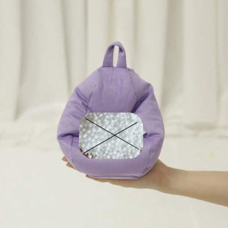 Bean Bag Covers - 2pcs Lavender Purple - View 1