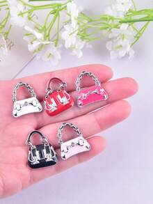 10pcs Assorted High Heel Shaped Zinc Alloy Enamelled Jewelry DIY Pendant Charms - High Heel - View 9