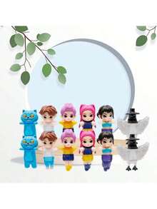 Hasbro 新款可爱韩流女巫组合盲盒，1/3/12个装，天使风格收藏手办，可作汽车/桌面/手机装饰，新年、开学、复活节、情人节礼物，青少年及成人皆宜 - 彩色 - 查看 5