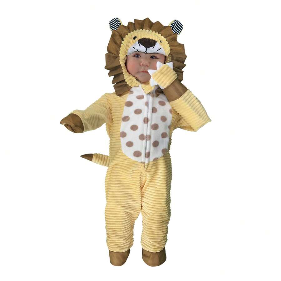 Rubies Children's Safari Lion Costume - Original And Fun Design - Safari Lion Costume - Perfect For Parties And Carnival - Easy To Put On And Take Off - Comfortable And Lightweight Fabric - 彩色 - 查看 1