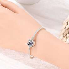 1 Piece Silver Plated Romantic Classical Series-Guardian Angel Romantic Classical Butterfly Guardian Flower Key Patron Saint Cross Moonlight Love Bead Pendant Suitable For Original Snake Bracelet Necklace Bracelet Beading DIY Jewelry Making Luxury Girlfriend Gift - Multicolor - View 9