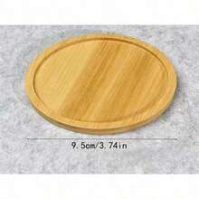 1pc Bamboo Salt And Spice Storage Box With Magnetic Rotating Lid And Spoon, Bamboo Organizer Box For Storing Salt, Pepper, Spices, Sugar, 6oz Capacity - Multicolor - View 15