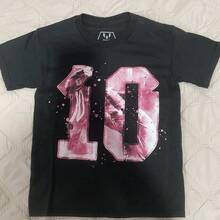 Messis Boys T-Shirt Black Size Small 100% Cotton. - Black - View 1