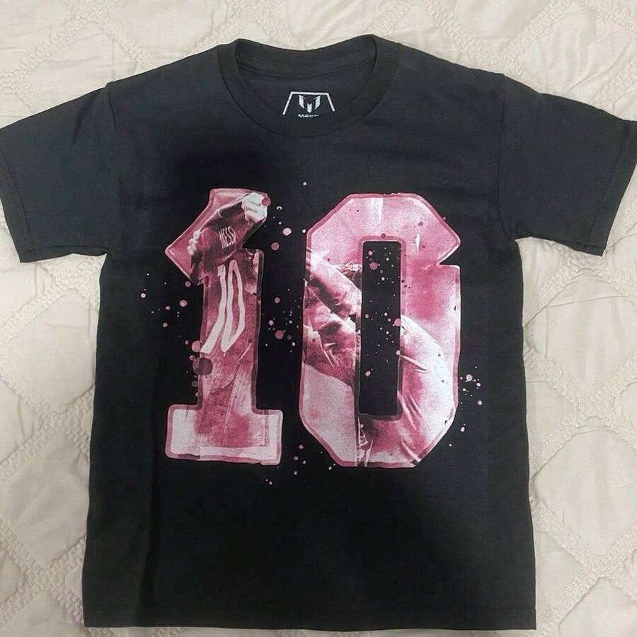 Messis Boys T-Shirt Black Size Small 100% Cotton. - Black - View 1