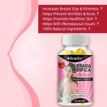 Bcuelov Dietary Supplements - Helps Enhance Body Curves, Promotes Healthy Skin, And Boosts Self-Confidence - 120 Capsules - 1瓶 - 查看 5