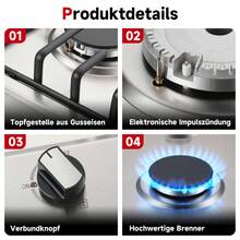 IsEasy Gas Stoves - Silver - View 5