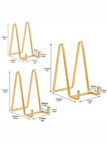 1个优质金属名片夹 - 简约时尚桌面展示架，带手机支架 - 简约办公桌收纳配件 - 彩色 - 查看 3