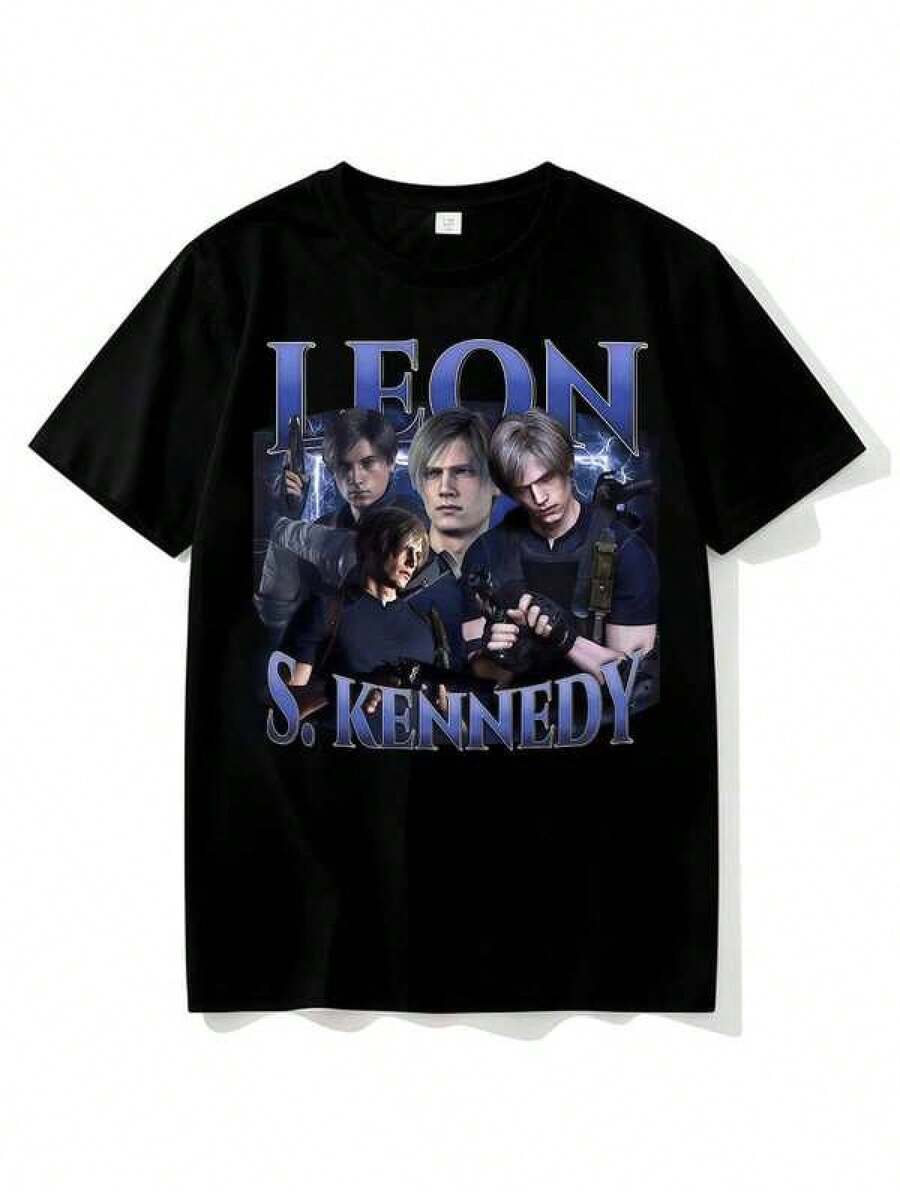 Men Outdoor Tees & Tanks - Black - View 1