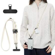 Lanyard Patch Adjustable Length Fashion Lanyard, Can Be Worn On Neck, Shoulder, Body Or Wrist To Prevent Phone From Falling, Lightweight, Easy To Install, Suitable For Travel, Outdoor Activities And Multiple Uses Spring Gift - Multicolor - View 3