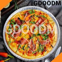 50 Pack 12 Inch Disposable Pizza Pans, Aluminum Pizza Pans, Round Pizza Pan Foil Focaccia Pan, Chocolate Cookies Cake Tin, Serving Platter Tray, Freezer & Oven - 12Inch - View 10