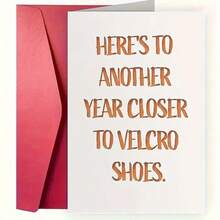 1pc Funny Birthday Greeting Card, Large 5.5 X 8.5 Inches, Birthday Card For Men & Women, Mom Dad Husband Wife, 50th 60th 70th 80th Birthday, Small Business Supplies, Thank You Card, Birthday Gift, Card, Unique Item, Gift Card - Single Piece - View 7