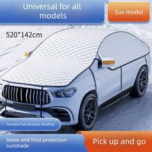 Snow Cover, Car Windshield Snow Cover, Front Windshield Cover, Car Insulation Cover, Foldable Car Windshield Snow Cover, Multi-Season Protection, Magnetic Attraction Function, Quick Installation, Oxford Cloth Anti-Frost, 4-Season Essential Car Accessory - A - View 12