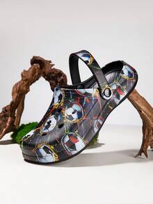 Unisex Breathable Clogs, Shock Absorbing, Non-Slip, Quiet, Multifunctional For Indoor/Outdoor Wear, Suitable For All Seasons - Black - View 3