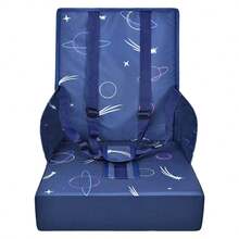 Booster Seat, High Chair For Babies, Table Seat, Chair Cushion, Child Seat, Baby Seat, Seat Cushion, Chair With Adjustable Belt, Booster Seat - Navy Blue - View 2