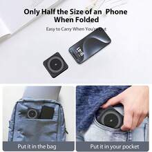 三合一充电站，兼容苹果设备，15W可折叠磁吸无线充电器，旅行充电板，兼容 17/16/15/14/13 Pro Max Plus，兼容，兼容 - 彩色 - 查看 10