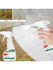 1瓶120毫升瓷砖清洁剂，家用去污剂，适用于清洁瓷砖、台面、家居环境、浴室、水槽、马桶等，多用途清洁喷雾，随机新旧版本 - 液體 - 查看 2