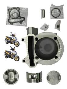 Kit de cilindro  DS150 WS150 GS150 Pistón de scooter Italika Calidad premium - 1 - Ver 2