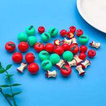 Bộ 5 mặt dây chuyền hình quả táo bằng nhựa cao cấp tự làm – Mặt dây chuyền hình trái cây dễ thương cho vòng tay, vòng cổ và bông tai – Lý tưởng cho phụ kiện tiệc mùa hè, quà tặng tựu trường và vẻ đẹp thủ công tinh tế. - Nhiều màu - Xem 10