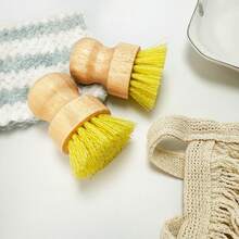 Personalized Wooden Dishwashing Brush Custom Name/Photo Carving Kitchen Cleaning Brush, Custom Carving Wooden Dishwashing Brush - Housewarming Gift - Kitchen Supplies, Custom Name Dishwashing Brush Beech Handle Brush Kitchen Cleaning Tool Gift For Her - Multicolor - View 5