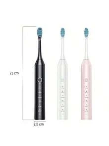 Smart Fully Automatic Electric Toothbrush For Adults, Soft Bristles, 6 Vibration Frequencies, Cleaning Modes, USB Rechargeable, Deep Clean Teeth And Gums - Multicolor - View 11