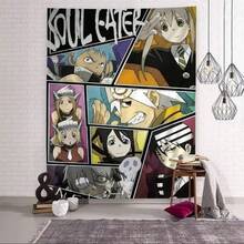 S-Soul E-Eater Anime  Wall Tapestry For Living Room Home Dorm Decor Wall Art Decor - 1PC - 查看 1