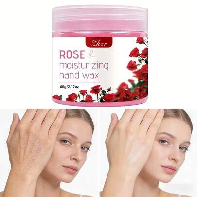 Sakura Repair Hand Wax, Cleansing Peel-Off Hand Mask For Exfoliating And Removing Dead Skin, Prevents Cracking And Improves Dry Lines, Moisturizes And Hydrates For Soft, Smooth And Radiant Hands, Convenient For Home Use, Suitable For Both Men And Women