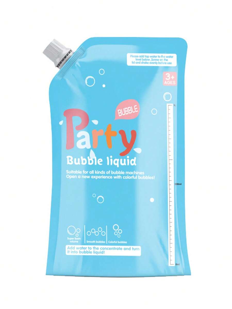 1000ml Concentrated Bubble Solution Refill, Can Make Over 1000ml Bubble Liquid, Suitable For Inflatable Bubbles, Bubble Slime, Bubble Guns, Bubble Machines, Bubble Toys, Bubble Solution - Multicolor - View 1