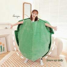 Wearable Turtle Shell Pillow Adult-51in Giant Turtle Costume Funny Dress Up Turtle Plush,Big Turtle Body Pillow Christmas Birthday Gifts For Adlut Girls (51in, Green) - Green - View 4