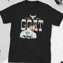 Messis T-Shirt Messis Tshirt  Lionels Messis Shirt Messis T Shirt  Leo Messis. - Svart - Visa 1