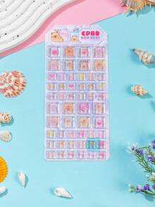 3D Cartoon Animal Cube Stickers - Cute DIY Decor For Smartphones, Computers And Tablets - Vibrant Colors, Adhesive, Smooth Surface For Paper And Glass. With Vivid Design And Smooth Surface, These Adorable Stickers Are Perfect For Decorating Your Computer. - Multicolor - View 5