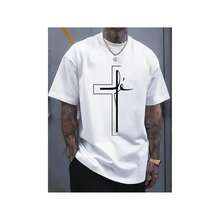 T-shirts pour hommes - Blanc - Voir 1