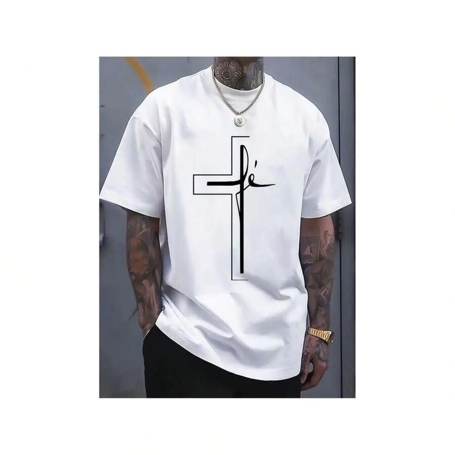 T-shirts pour hommes - Blanc - Voir 1