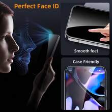 Bộ 2 miếng dán màn hình chống nghe lén, phù hợp với điện thoại Pixel 9 Pro, Pixel 9, Pixel 9 Pro XL, Pixel 10 Pro XL, Pixel 10, Pixel 10 Pro. Phù hợp với kính cường lực, nhựa và màn hình điện thoại. Bảo vệ toàn diện, mở khóa bằng vân tay, độ trong suốt cao, độ rõ nét cao, che phủ hoàn toàn. - màu đen - Xem 7