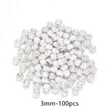 100-20pcs/Pack Copper Textured Round Spacer Beads 3-8mm, Exquisite Bracelet Necklace Jewelry Making Loose Beads, DIY Craft Supplies - Twill Copper Beads - View 12