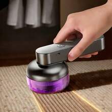 1pc Electric Lint Remover, USB Rechargeable Fabric Shaver, Clothes, Upholstery, Carpet Fuzz Pill Trimmer, Portable Lint Remover - M04 - View 6