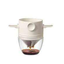 1pc, Coffee Filter Stainless Steel Filter-Free Paper Coffee Funnel Filter Screen Portable Folding Hanging Ear Hand Pour-Over Coffee Filter Cup - Multicolor - View 7