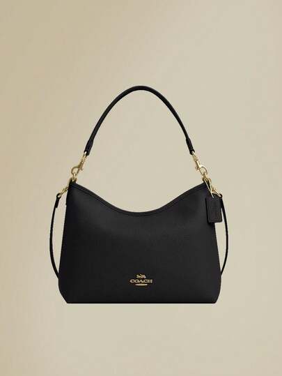  COACH Laurel 36 Large Logo Zip Closure Women's Crossbody Bag, Fashionable Multifunctional Casual Bag For Holidays And Daily Use, Stylish Synthetic Leather Design