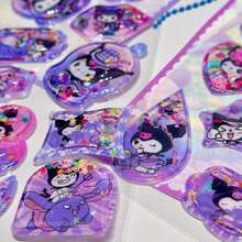 3D Crystal Transparent Stickers Combine Cute Japanese Design, Dreamy And Sweet Girl Style, And Minimalist Style, Presenting A Rich Variety Of Pattern Elements And Perfectly Combining Artistry And Practicality. - Multicolor - View 4