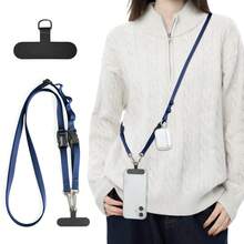 Lanyard Patch Adjustable Length Fashion Lanyard, Can Be Worn On Neck, Shoulder, Body Or Wrist To Prevent Phone From Falling, Lightweight, Easy To Install, Suitable For Travel, Outdoor Activities And Multiple Uses Spring Gift - Multicolor - View 13