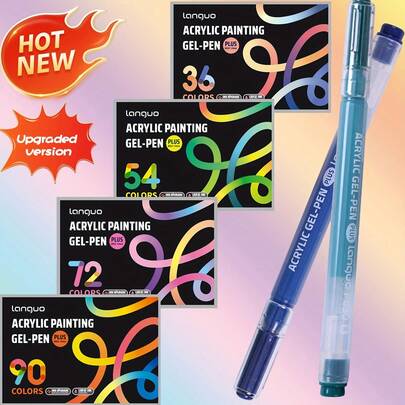 36/54/72/90pcs Color Neutral Pens, Back To School Essential, Rich Colors, Fine & Smooth Writing, Portable Storage, Great Gift For Birthday, Christmas