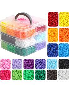 3-layer Boxed Barrel Beads a