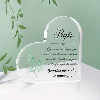 Dia Del Padre Regalos Día Del Padre Regalo Padre Regalo Para Padre Regalo Papa Regalo Padre Cumpleaños Placa Acrílica Regalos Padre Regalo Dia Del Padre Regalos Para Un Padre Un Regalo Para Papa,Seasonal Decoration